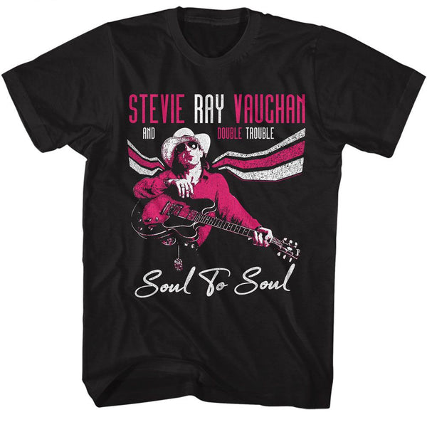 STEVIE RAY VAUGHAN Eye-Catching T-Shirt, Soul to Soul