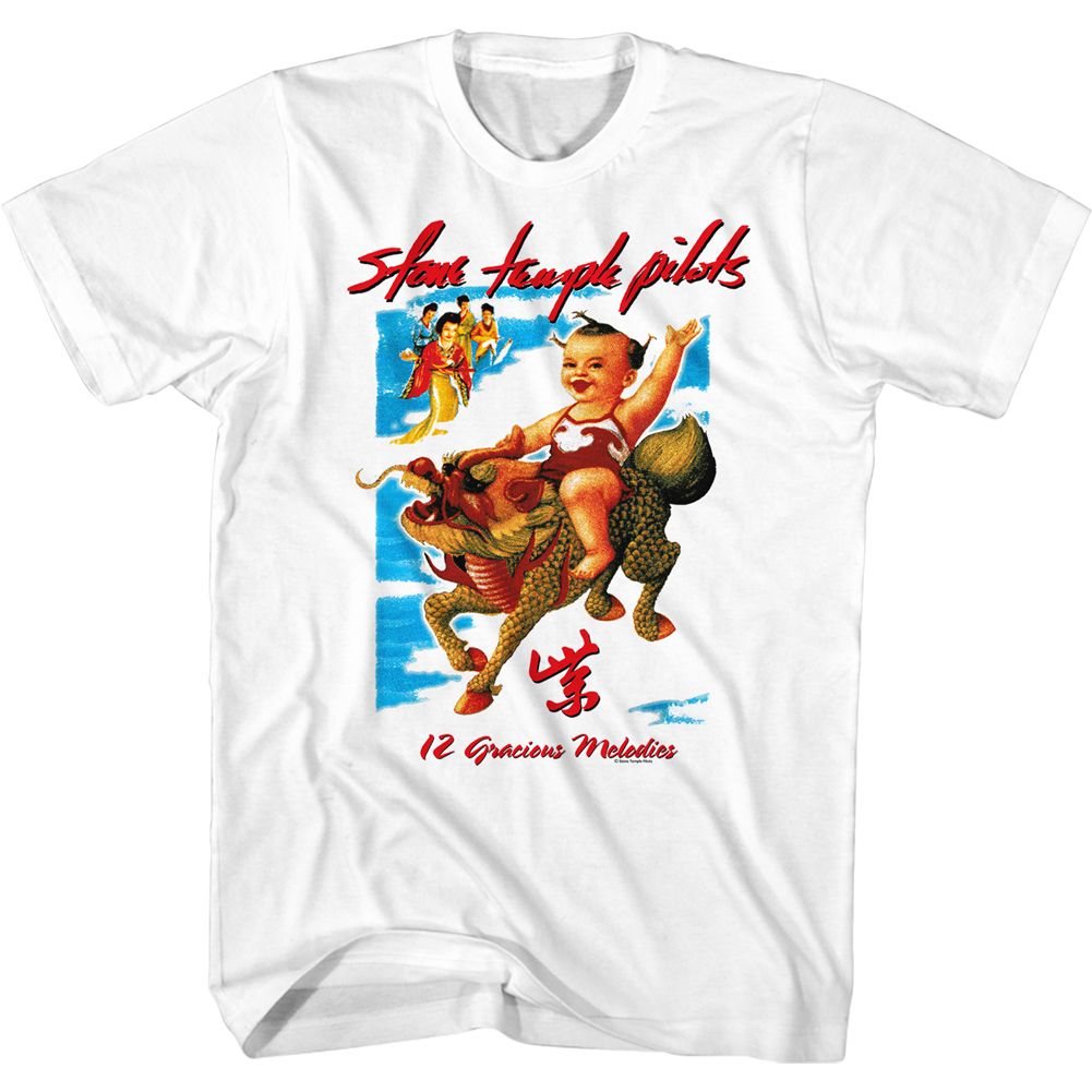 STONE TEMPLE PILOTS Eye-Catching T-Shirt, 12 Gracious Melodies