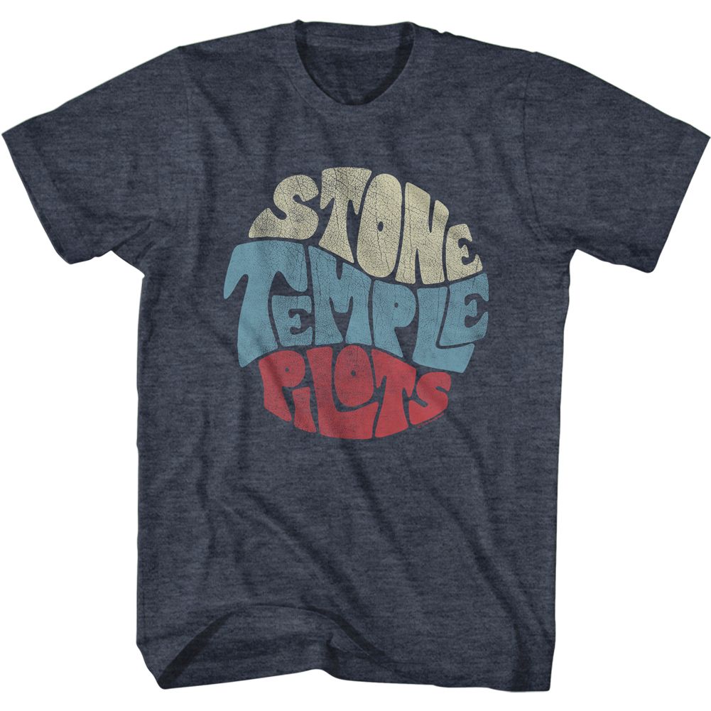 STONE TEMPLE PILOTS Eye-Catching T-Shirt, Circular Text