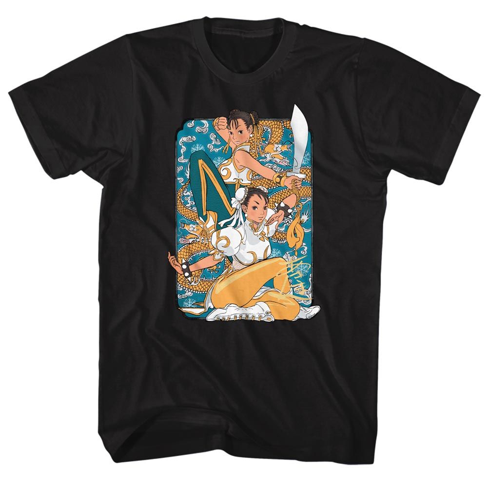 STREET FIGHTER Brave T-Shirt, Dual Chun Li