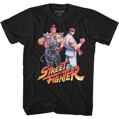 STREET FIGHTER Brave T-Shirt, Aku Ryu Logo