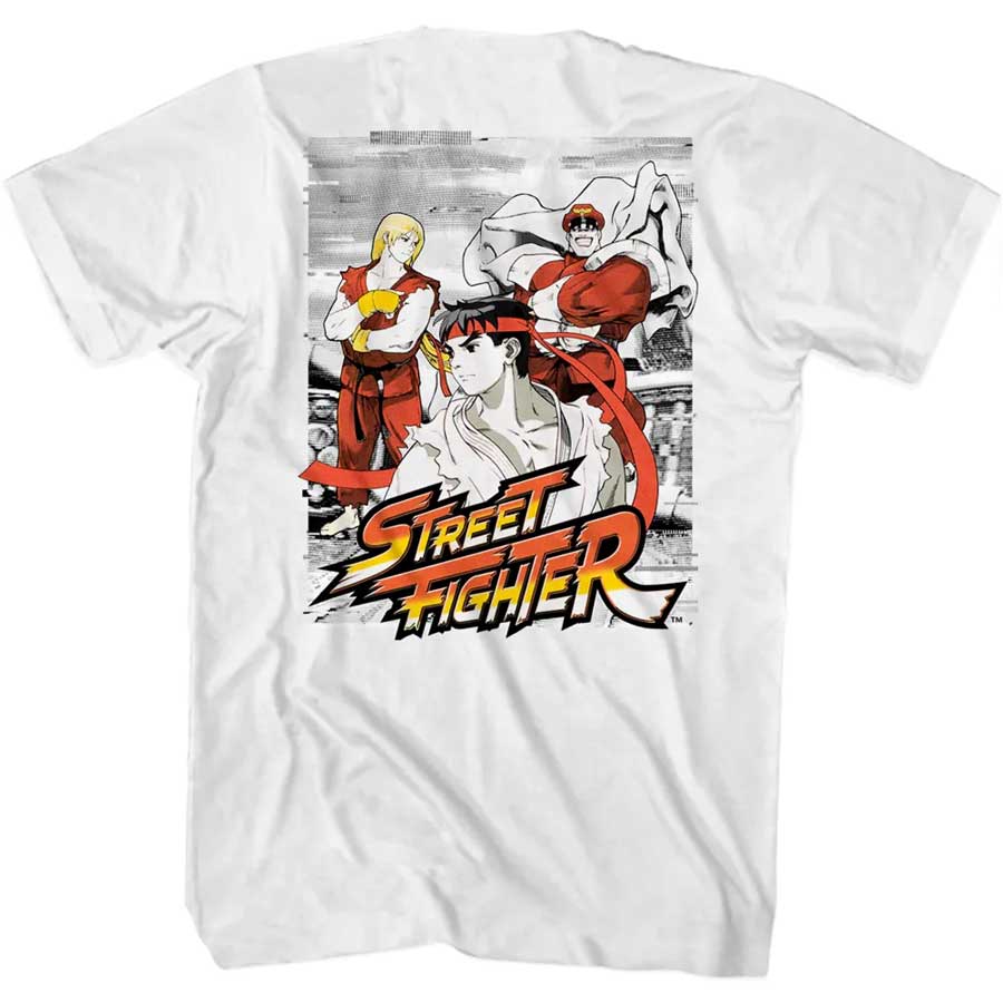 STREET FIGHTER Brave T-Shirt, Grainy Glitch