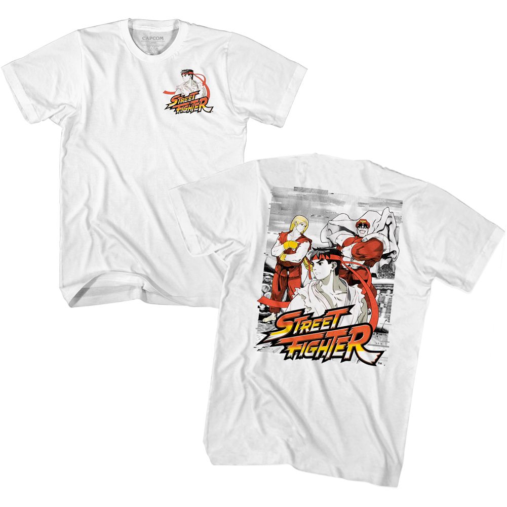 STREET FIGHTER Brave T-Shirt, Grainy Glitch