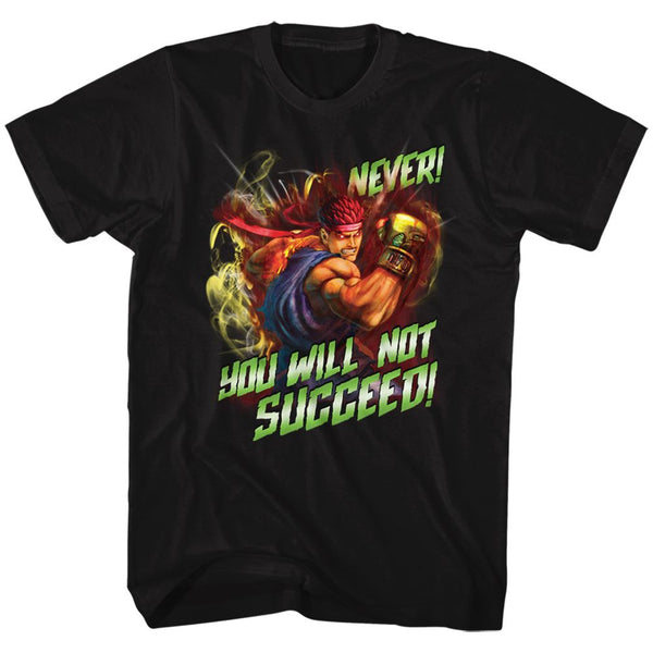 STREET FIGHTER Brave T-Shirt, Never Succeed