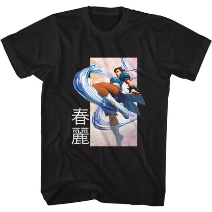 STREET FIGHTER Brave T-Shirt, Chun Li Kick