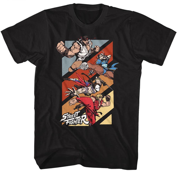STREET FIGHTER Brave T-Shirt, Four Fighters
