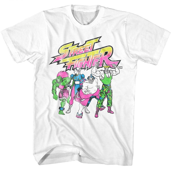 STREET FIGHTER Brave T-Shirt, SF 2 Neon Fighters