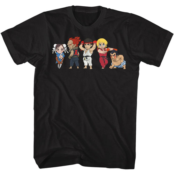 STREET FIGHTER Brave T-Shirt, 5 Chibis