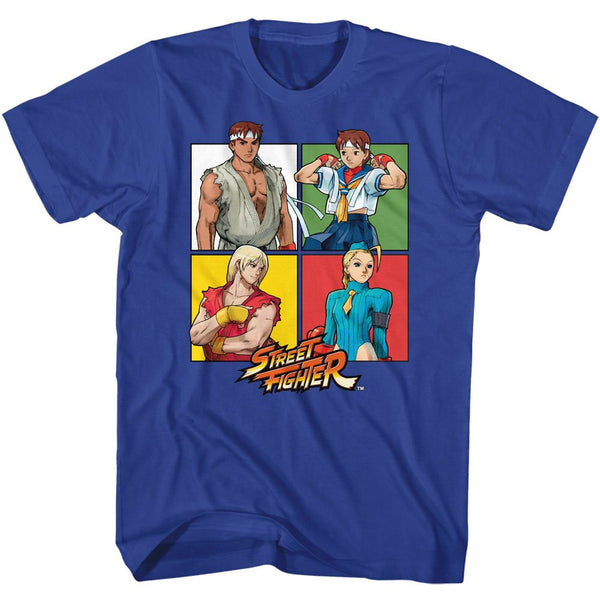 STREET FIGHTER Brave T-Shirt, Four Squares