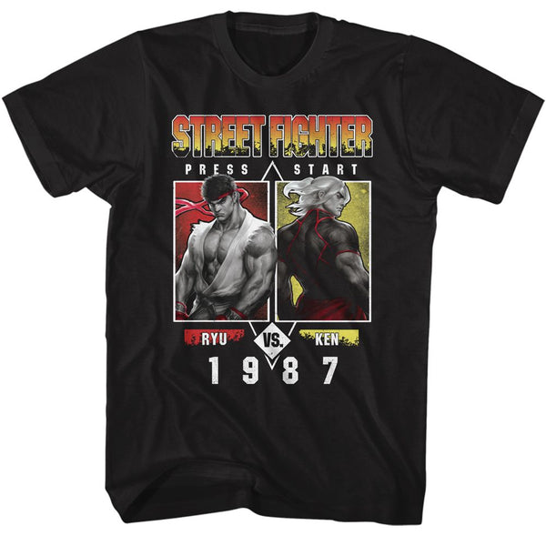 STREET FIGHTER Brave T-Shirt, Ryu VS Ken 1987