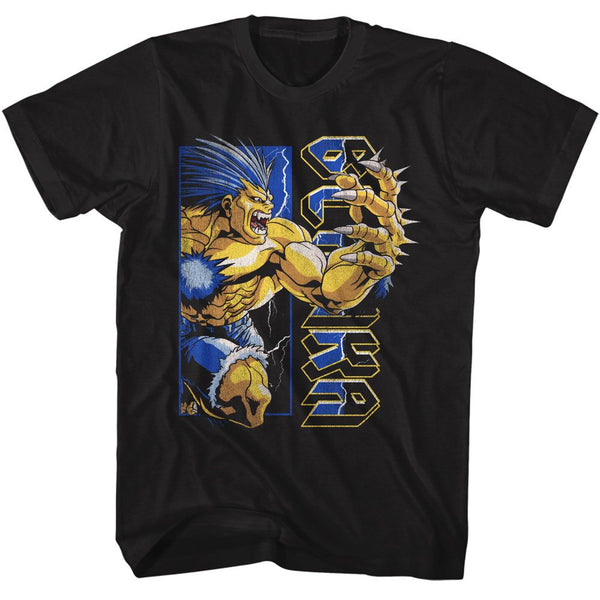 STREET FIGHTER Eye-Catching T-Shirt, 90s Style Blanka