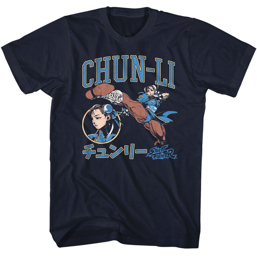 STREET FIGHTER Unisex T-Shirt, Chun Li Varsity