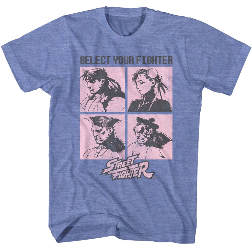 STREET FIGHTER Unisex T-Shirt, Select Your Fighter