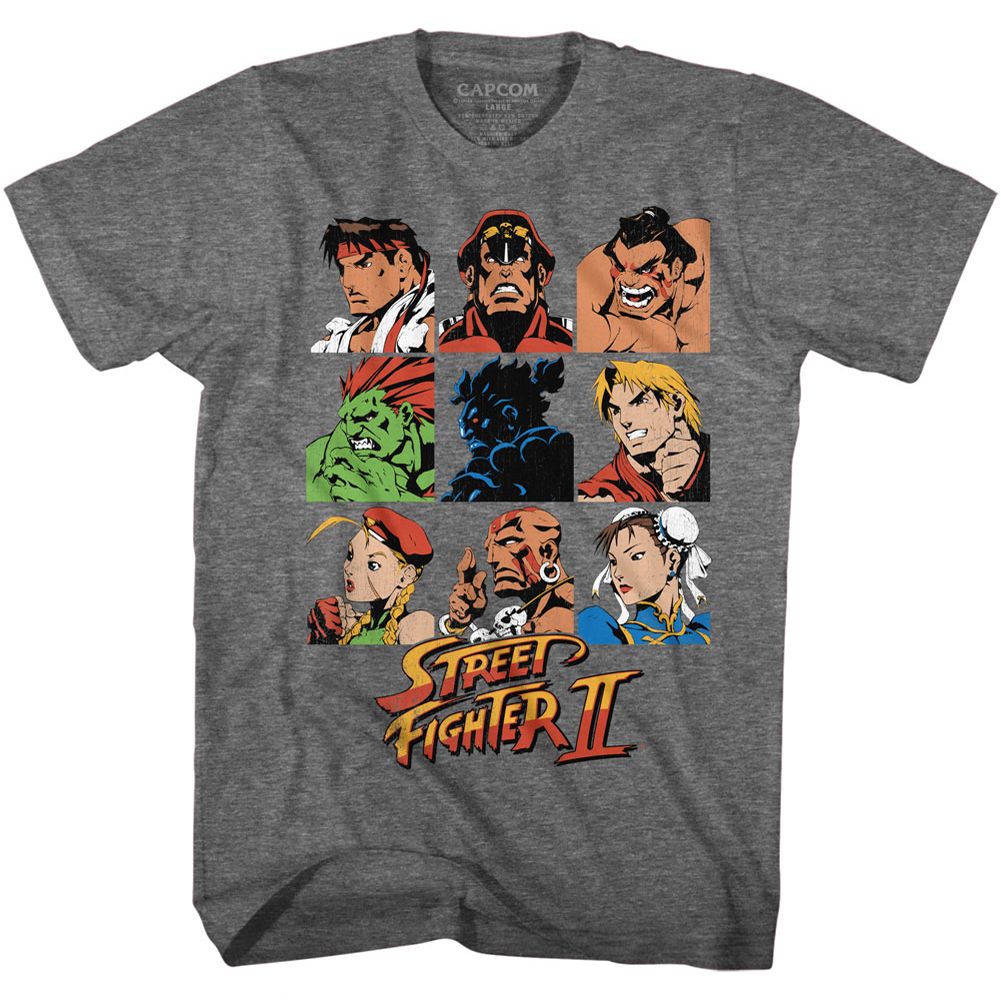 STREET FIGHTER Brave T-Shirt, Sf2Shdrcast