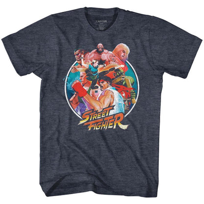 STREET FIGHTER Brave T-Shirt, Group Circle