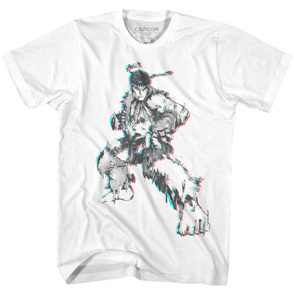 STREET FIGHTER Brave T-Shirt, Glitch Fighter