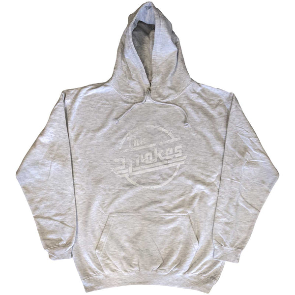 THE STROKES Attractive Hoodie, Distressed Magna Mono