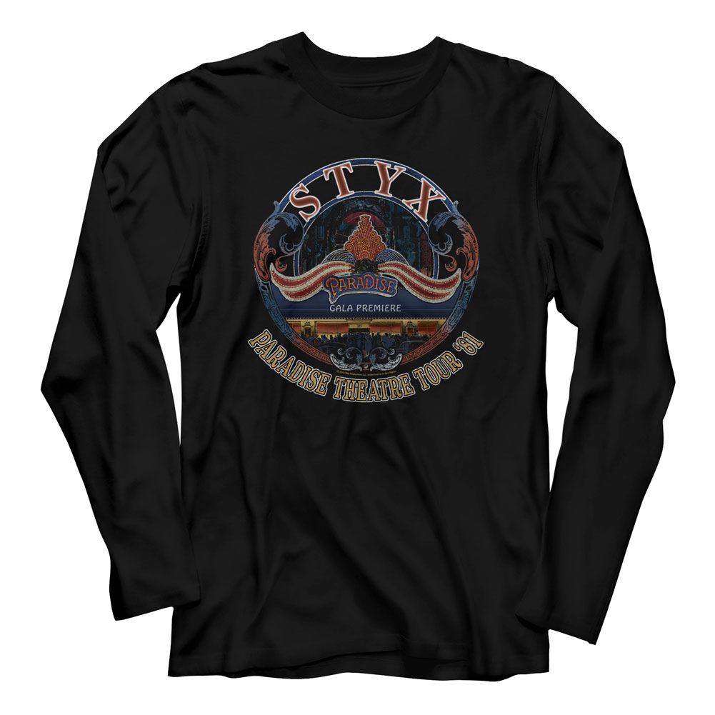 STYX Eye-Catching Long Sleeve T-Shirt, Paradise Theatre Tour 81