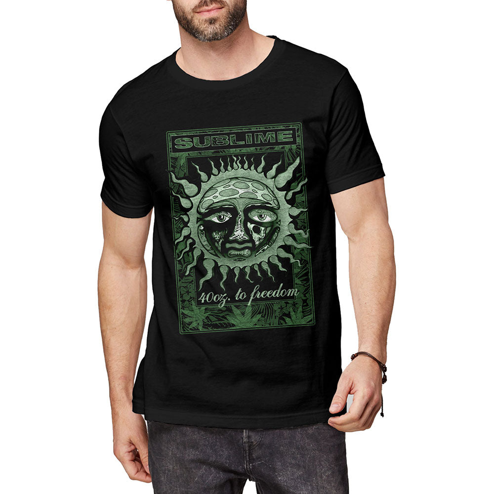 SUBLIME Attractive T-Shirt, Grn 40 Oz