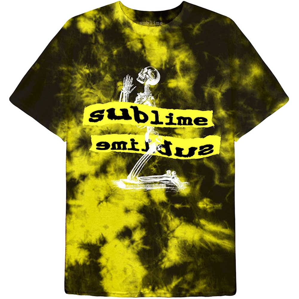 SUBLIME Attractive T-Shirt, Praying Skeleton