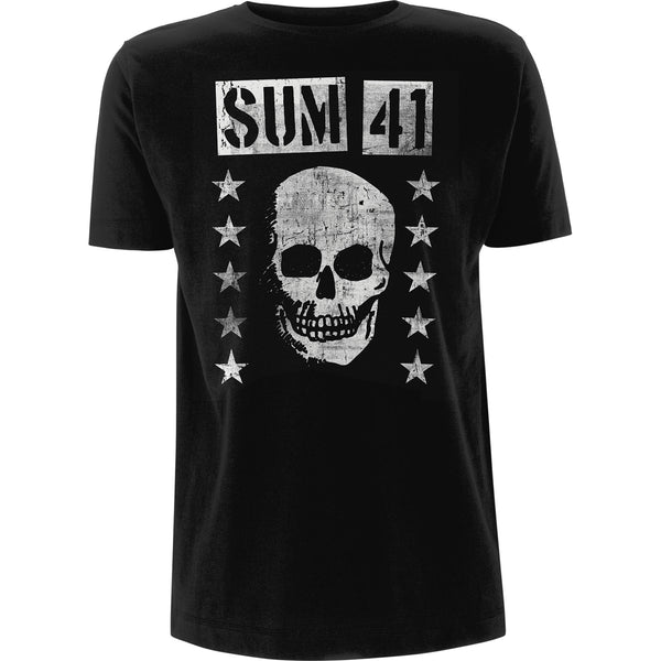 SUM 41 Attractive T-Shirt, Grinning Skull