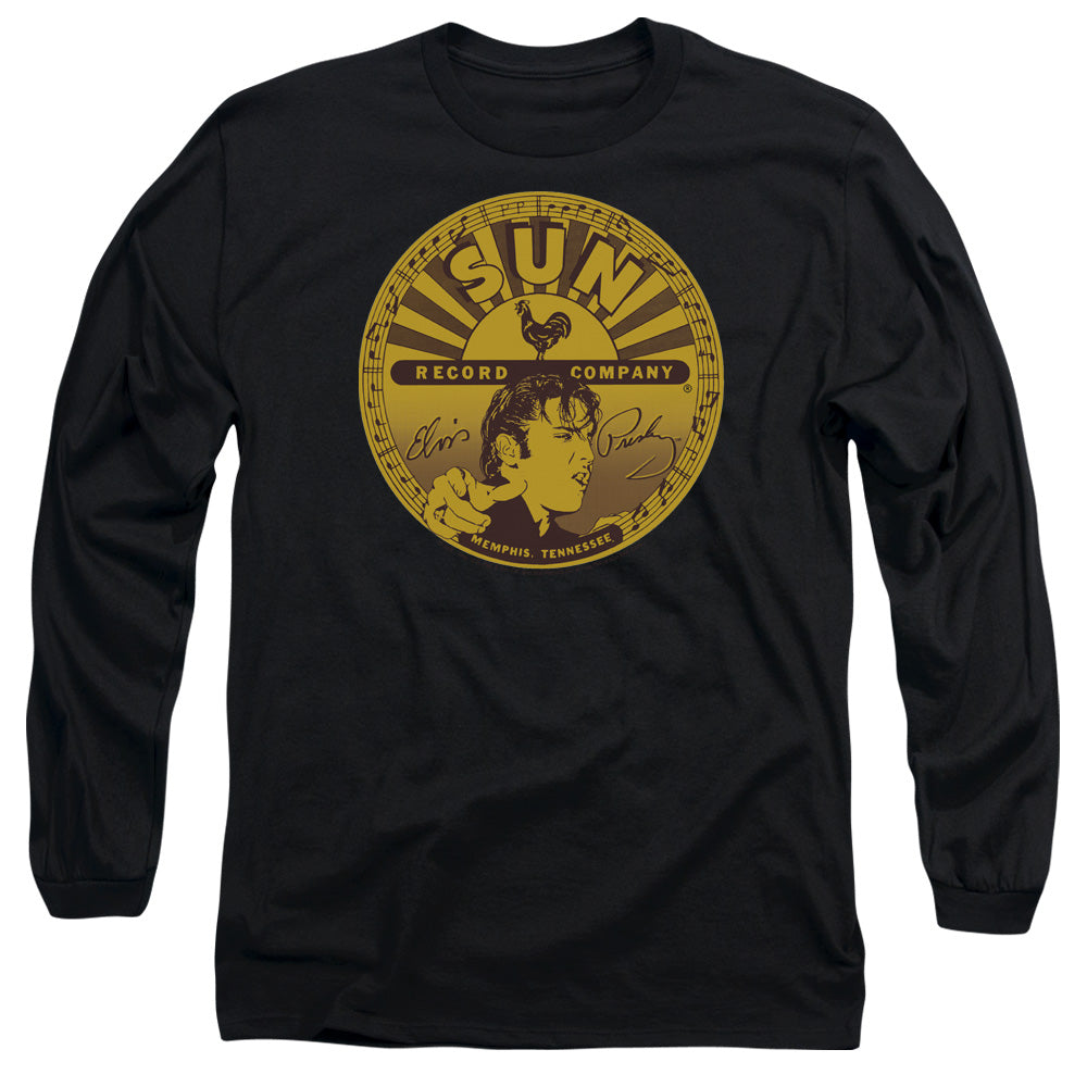 Sun Records Elvis Label Long Sleeve T-Shirt