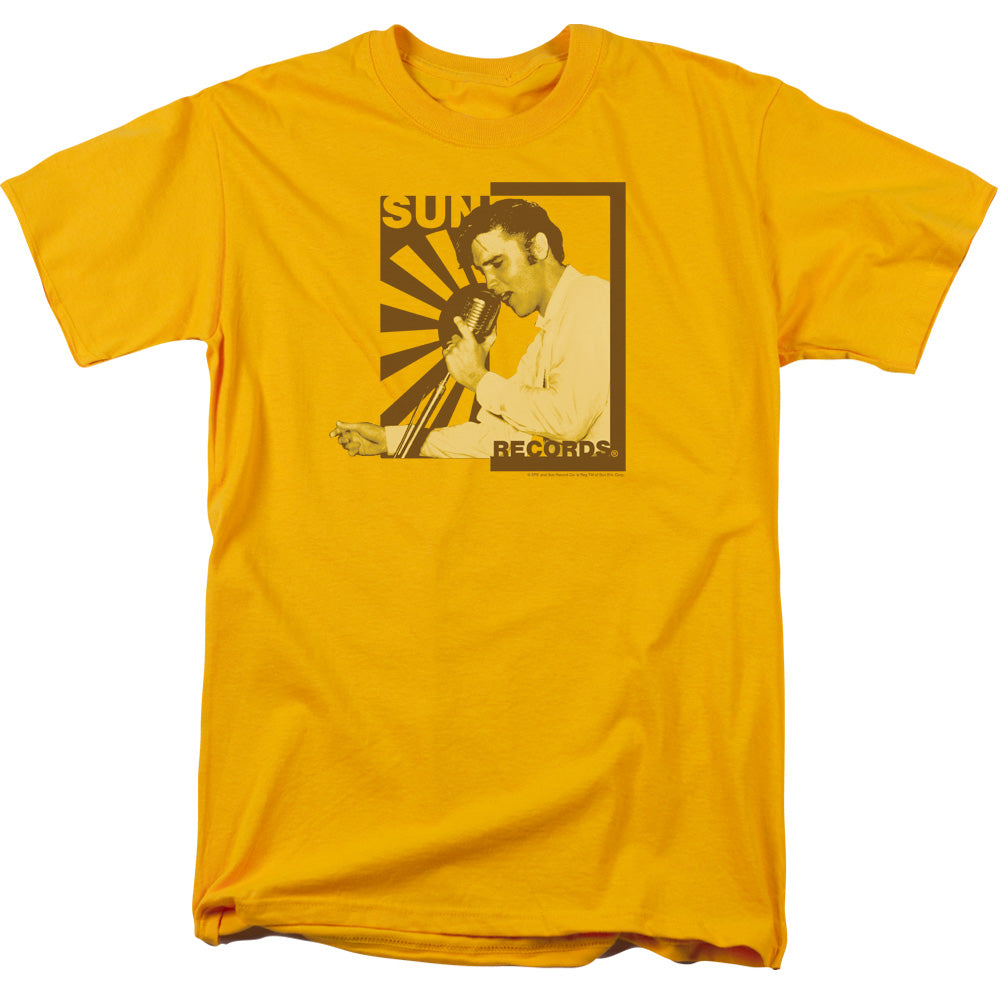 SUN RECORDS Impressive T-Shirt, Elvis On The Mic