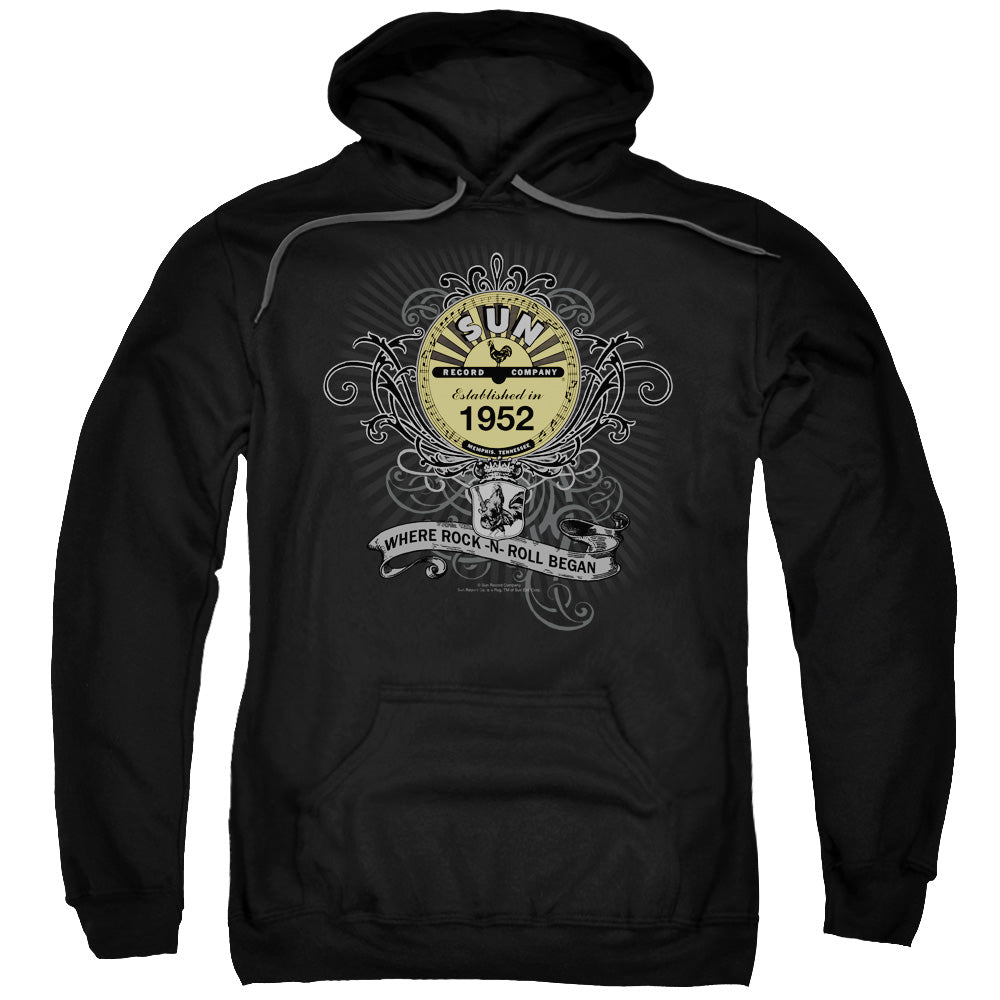 SUN RECORDS Impressive Hoodie, Rockin Scrolls