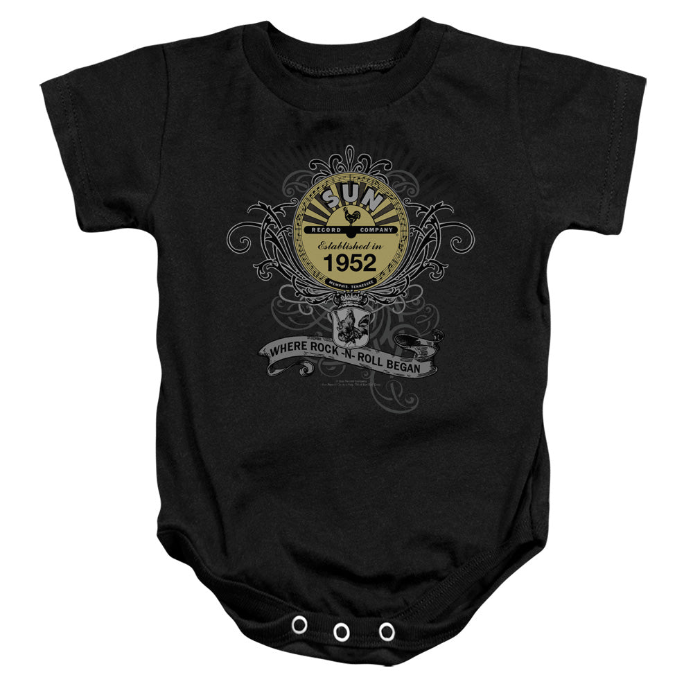 Sun Records Deluxe Infant Snapsuit Rockin Scrolls
