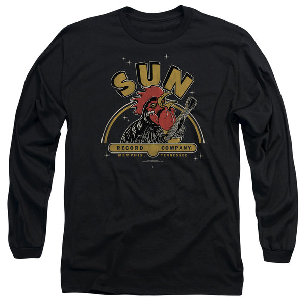 SUN RECORDS Impressive Long Sleeve T-Shirt, Colored Rocking Rooster