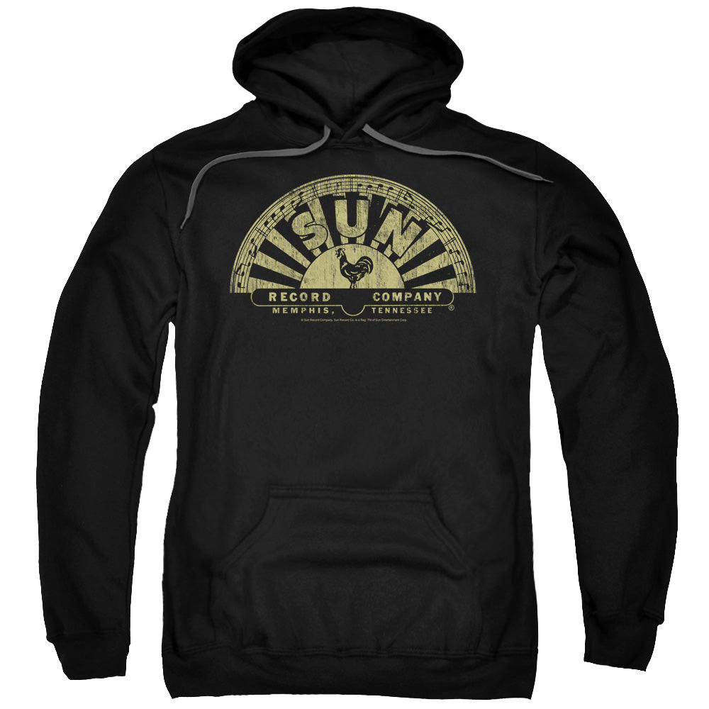 SUN RECORDS Impressive Hoodie, Tattered Logo