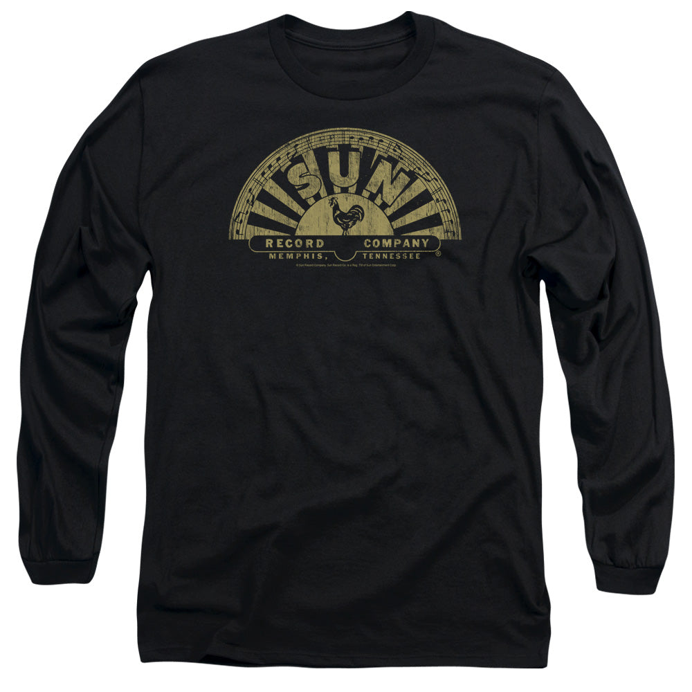 SUN RECORDS Impressive Long Sleeve T-Shirt, Tattered Logo