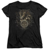 Women Exclusive SUN RECORDS T-Shirt, Scroll Around Rooster