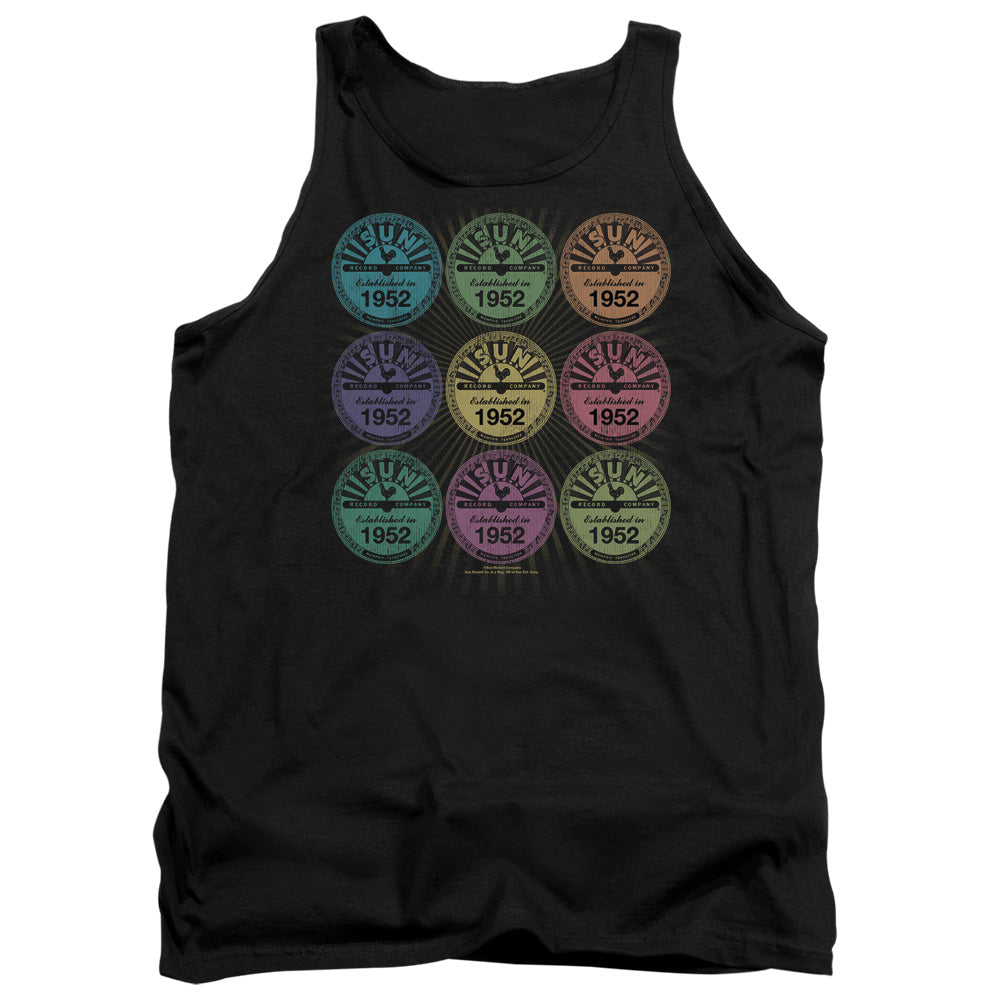 SUN RECORDS Impressive Tank Top, Rocking Color Block