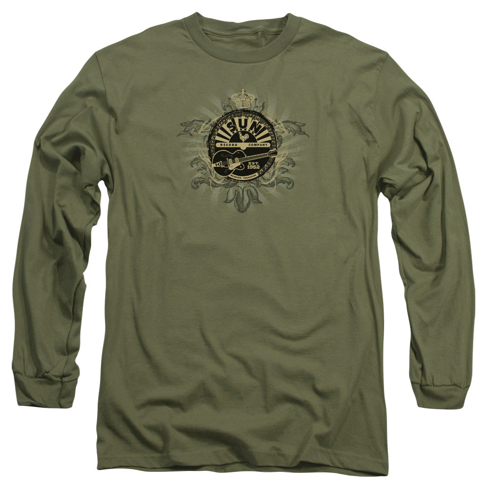 SUN RECORDS Impressive Long Sleeve T-Shirt, Rock Heraldry