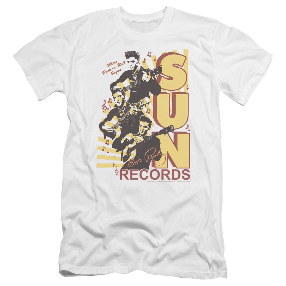 Premium Sun Records Tri Elvis T-Shirt