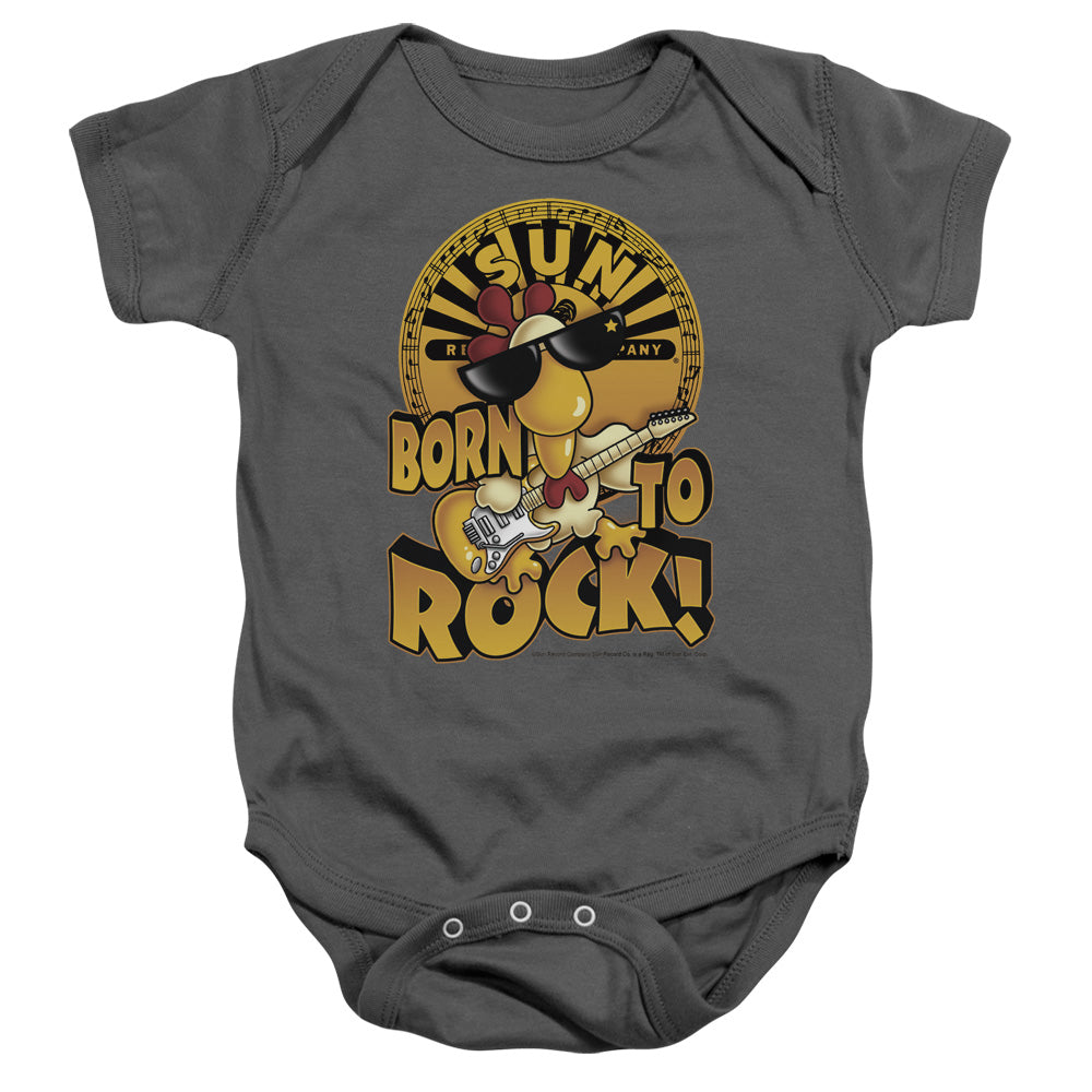 SUN RECORDS Deluxe Infant Snapsuit, Born To Rock