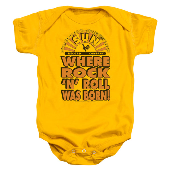 SUN RECORDS Deluxe Infant Snapsuit, Where Rock Was Born