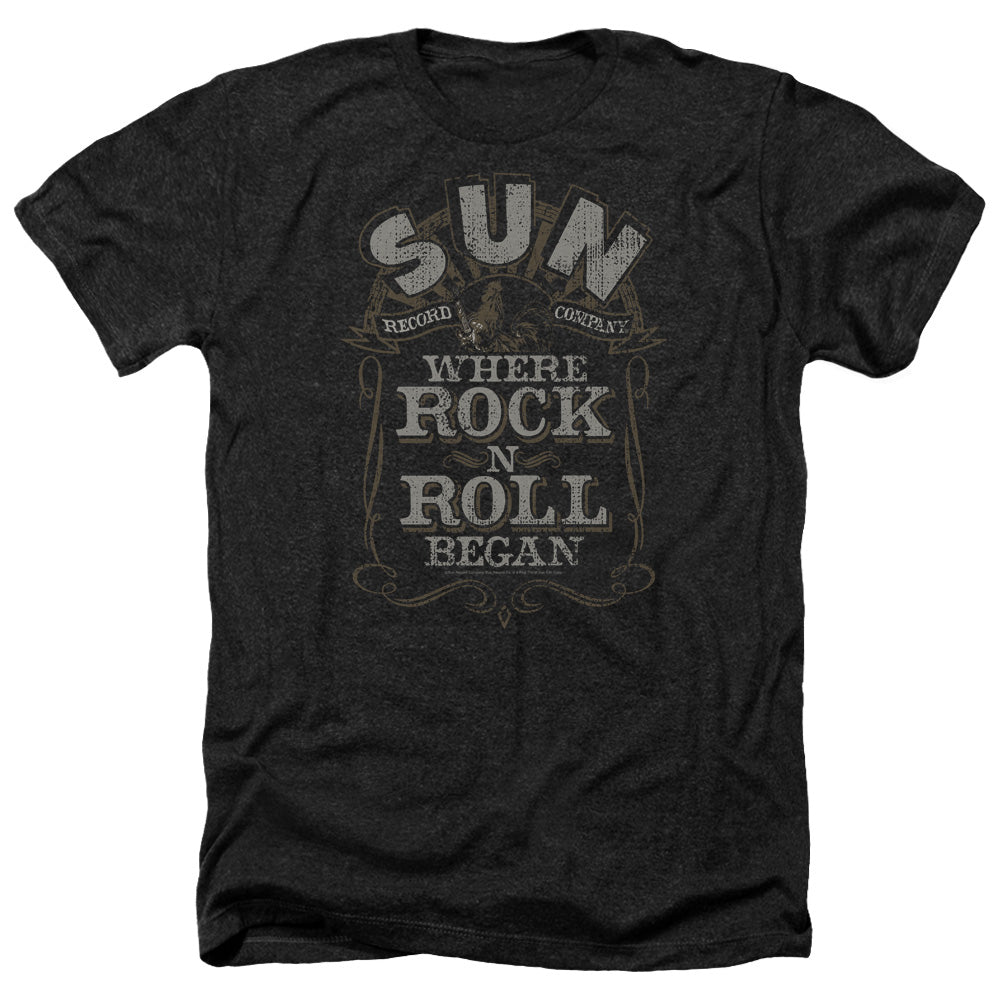 SUN RECORDS Deluxe T-Shirt, Where Rock Began Label