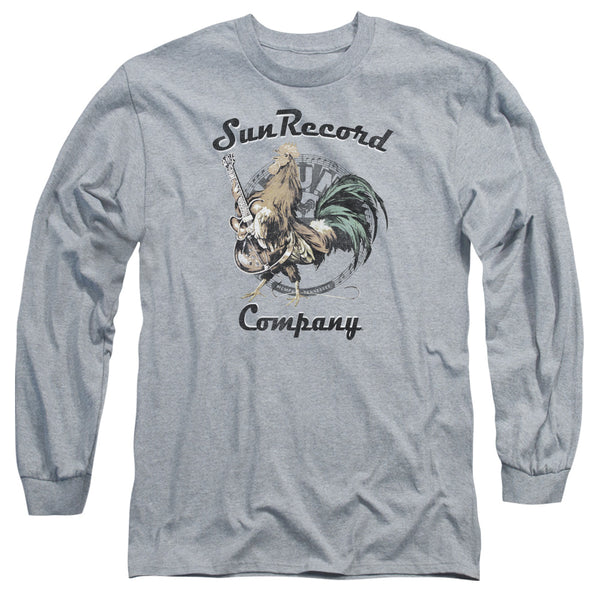 SUN RECORDS Impressive Long Sleeve T-Shirt, Colored Rockin Rooster Logo