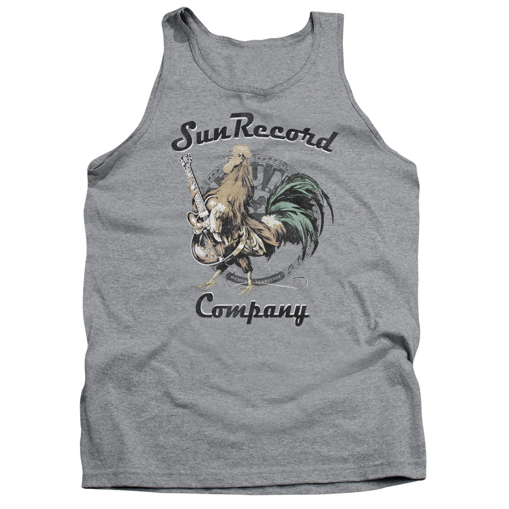 SUN RECORDS Impressive Tank Top, Colored Rockin Rooster Logo