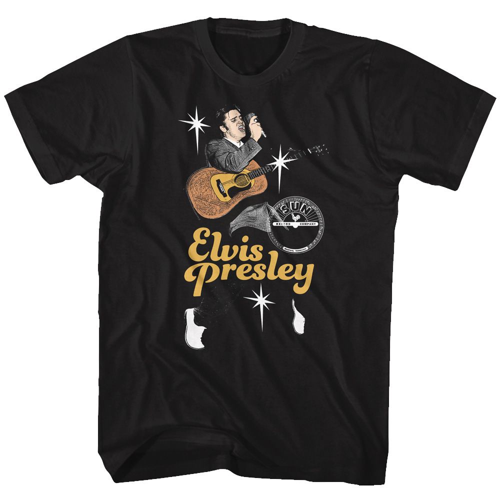 SUN RECORDS Eye-Catching T-Shirt, Elvis Sparkle