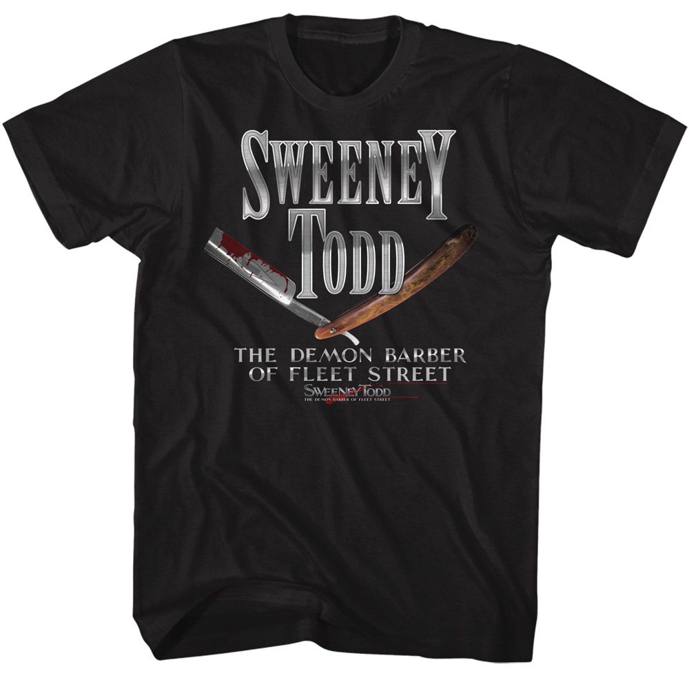 SWEENEY TODD Terrific T-Shirt, Realistic Razor