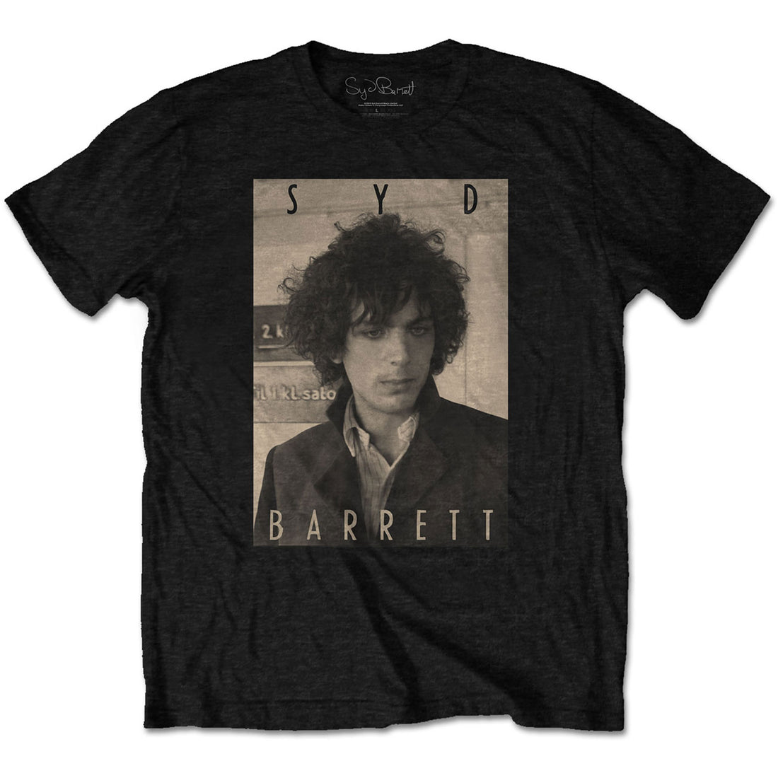 SYD BARRETT Attractive T-Shirt, Sepia