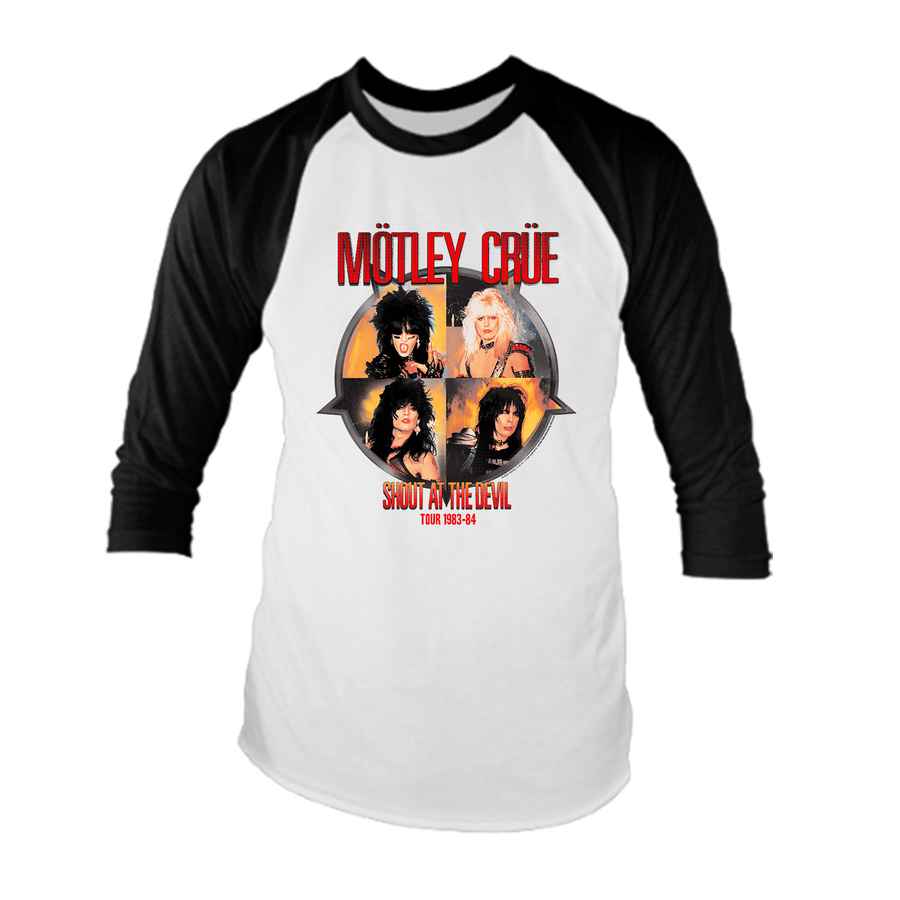 MOTLEY CRUE Powerful Raglan, Shout