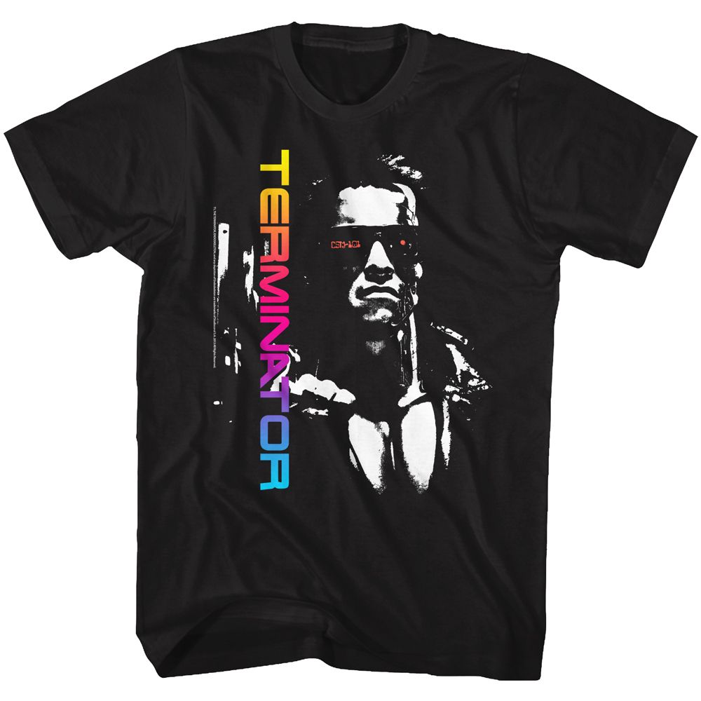 TERMINATOR Famous T-Shirt, Neon Terminator