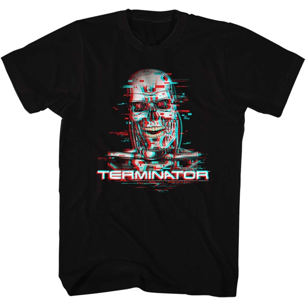 TERMINATOR Famous T-Shirt, Glitch