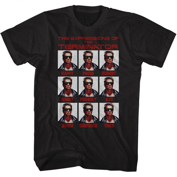 TERMINATOR Famous T-Shirt, Expressions