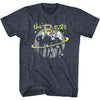 THE B-52s Eye-Catching T-Shirt, Logo And Planet