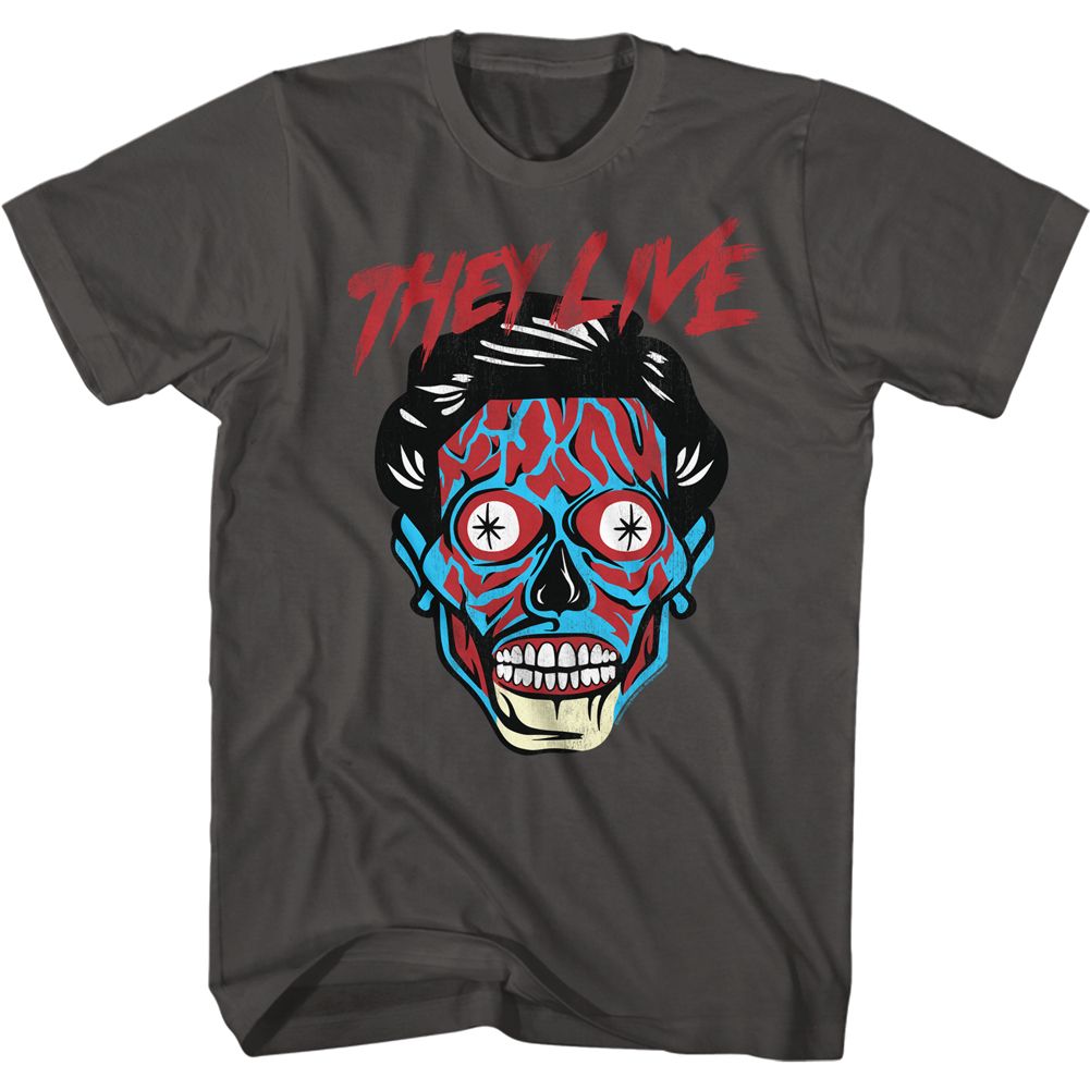 THEY LIVE Famous T-Shirt, Alien Head